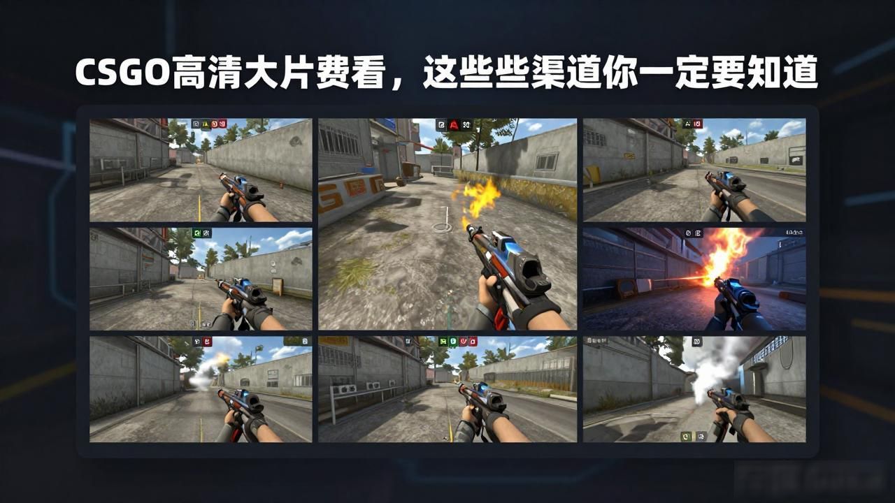 CSGO高清大片免费看，这些渠道你一定要知道