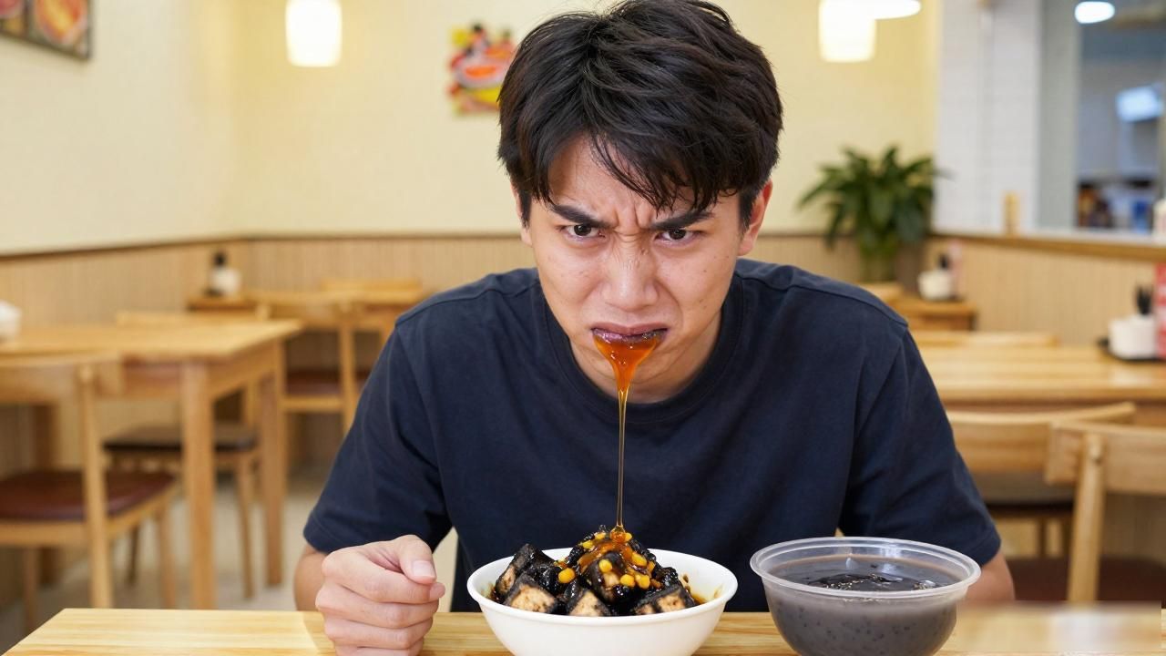 救命！网红店的‘创意黑暗料理’让我当场社死，吃完想删掉人生！附干饭人崩溃表情包